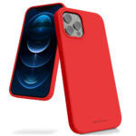 iPhone 13 Pro dėklas MERCURY Silicone - raudonas
